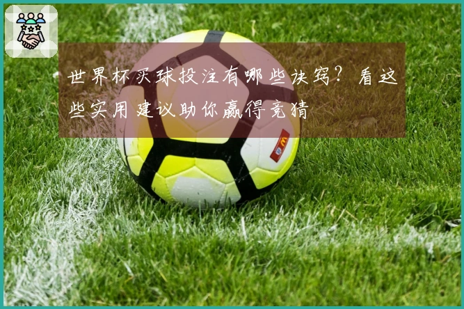 世界杯买球投注有哪些诀窍？看这些实用建议助你赢得竞猜