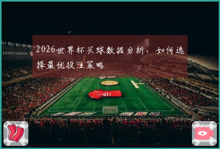 2026世界杯买球数据分析，如何选择最优投注策略